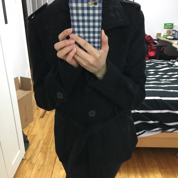 Zara fall coat in black - Picture 7 of 7